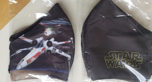 Set De 4 Tapabocas Edición Star Wars Y The Mandalorian