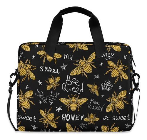 Hohey Bee Queen Crown Laptop Case Bag Sleeve Crossbody ...