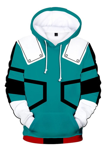 Disfraz De Midoriya Izuku Para Niños Cosplay Sudadera Con