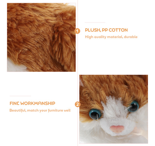 Almofada De Pelúcia Para Gatos, Brinquedo De Pelúcia, Animal