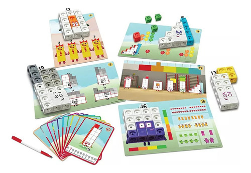 Conjunto De Actividades Hand2mind Mathlink Cubes Numberblock