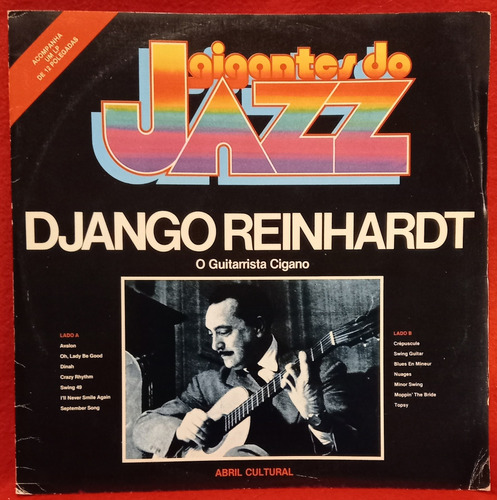 Django Reinhardt O Guitarrista Cigano Vinilo + Libro Brasil.