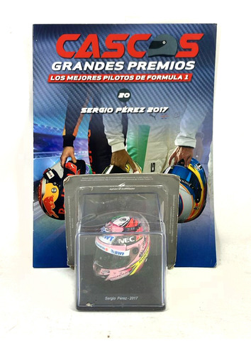 Casco Grandes Premios Sergio Perez Año 2017 N 20