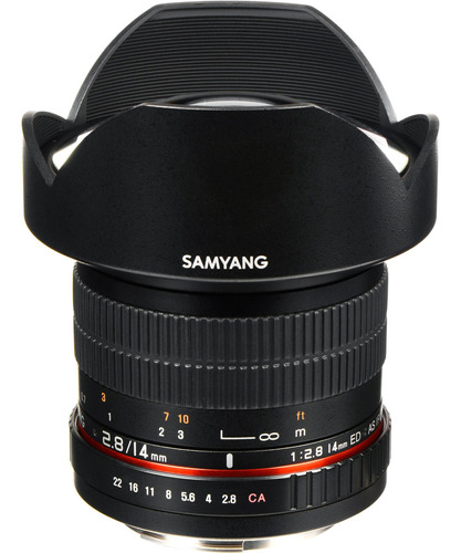 Samyang 14mm F/2.8 Ed As If Umc Lente Para Four Thirds