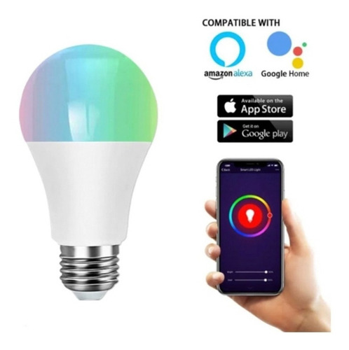 Ampolleta Inteligente Smart Bulb Alexa Google Compatible