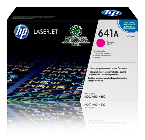 Toner Hp 641a C9723a Magenta Laserjet 4600/4610/4650 8000pag