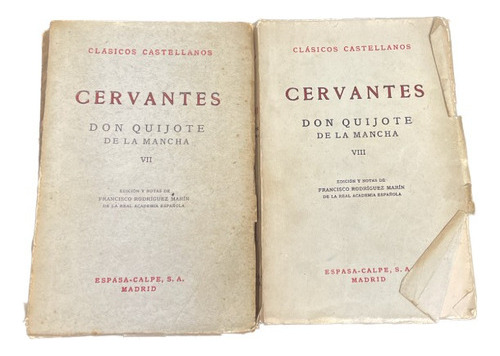 Don Quijote De La Mancha Vii Y Viii - Cervantes - Usado