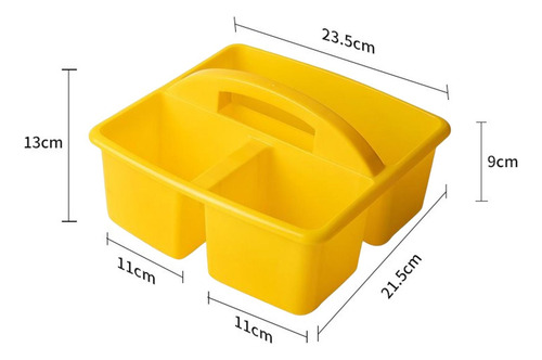 Divisor Organizador De Almacenamiento Artesanal Con Amarillo