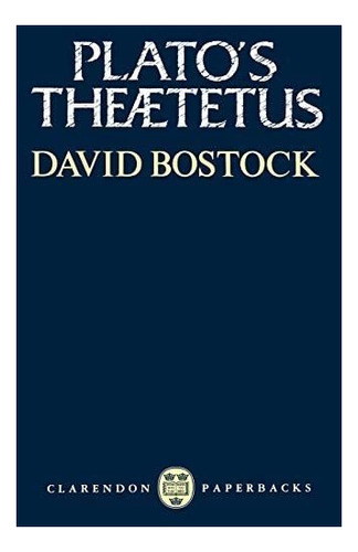 Libro:  Platoøs Theaetetus (clarendon Paperbacks)