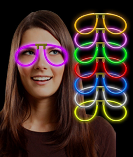 Imagen 2 de 2 de 2 Lentes Neon Top Glo Para Hora Loca Fiestas Cotillon