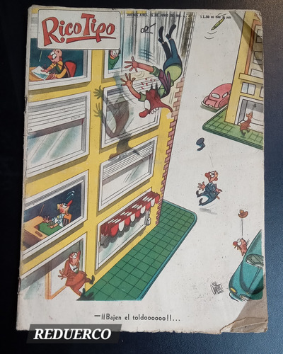 Revista Rico Tipo 493 Año 1954 16/6 Divito (Usado)