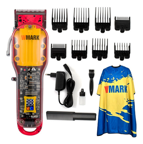 Maquina De Cortar Cabelo Fade Wmark 410 Capa Salao Barbearia