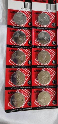 Pila Maxell Cr2032 De Lithium 3v Batería Pack De 10 Unidades