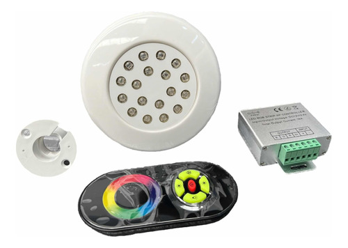 Reflector Led Rgb Para Piscina Incluye Control Remoto