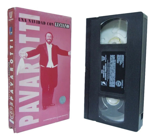 Una Navidad Con Luciano Pavarotti Vhs, Opera, Original