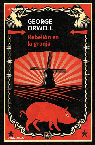Rebelión en la granja, de Orwell, George. Contemporánea Editorial Debolsillo, tapa blanda en español, 2013
