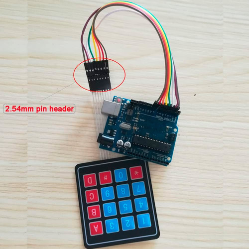 Teclado Matricial 4x4 De 2 Peças Para Arduino