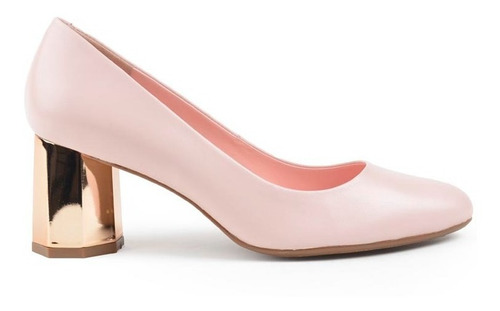 Imagen 1 de 3 de Zapatos De Mujer De Cuero Vestir Menorca Rosa - Ferraro