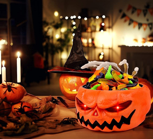 Ximishop Cuenco Animado De Halloween Con Forma De Calavera P