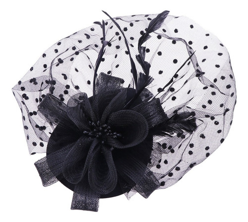 . Tocado De Plumas For Novia De Boda, Pinza For El Pelo,