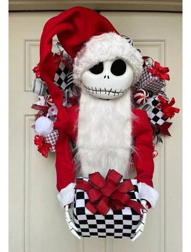 Corona Jack Skellington Pesadilla Antes Navidad .