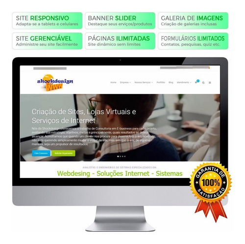 Sistema Site Empresarial Responsivo Administrável Script Php