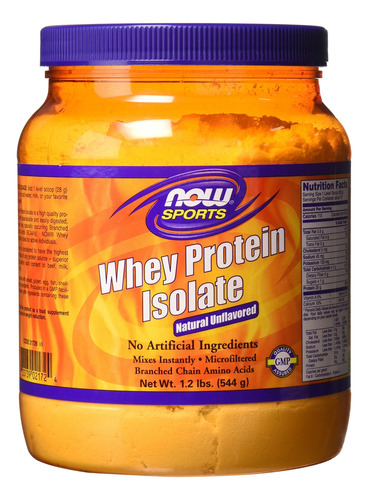 Proteína Aislada De Suero En Polvo Con Bcaa De Now Sports, S