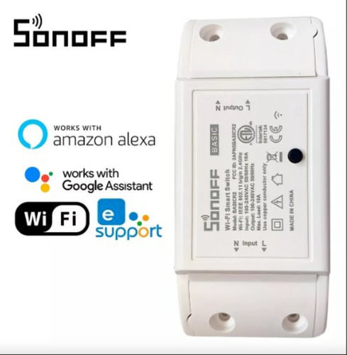Kit C/ 4uni Interruptor Sonoff Basic R2 Automação Wifi Origi