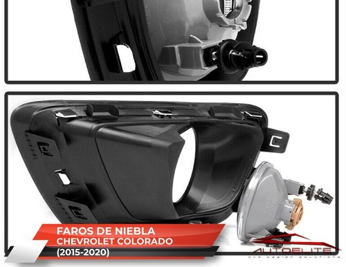 Imagen 4 de 10 de Kit Faros Niebla Colorado 2015 2016 2017 2018 2019 2020