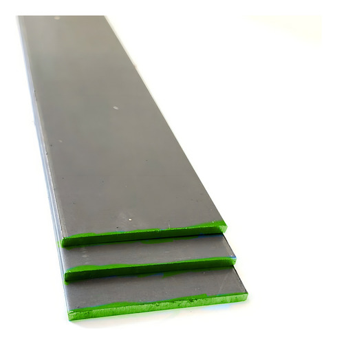 Cubertería de acero 5160 con hoja de 6,35 mm x 101,60 mm x 120 cm, color gris oscuro