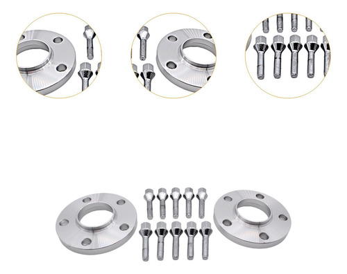 2 Espaçadores De Roda Dos Pces 5x110mm Furo Central 65.1mm