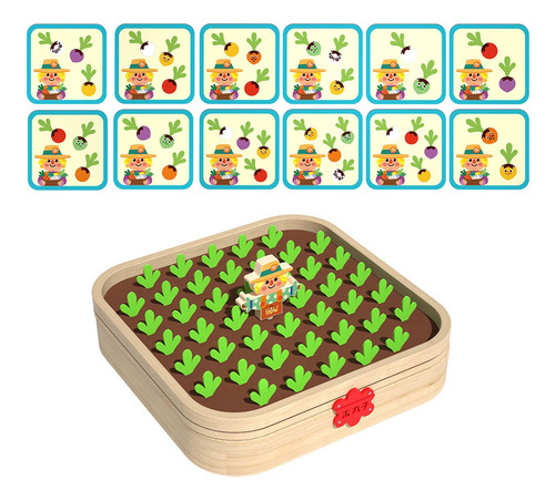 Juguete Montessori, Juego De De Zanahorias, Juego De Memoria