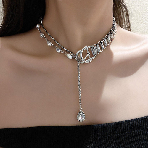 Elegante Gargantilla De Cristal Collares De Gargantilla En