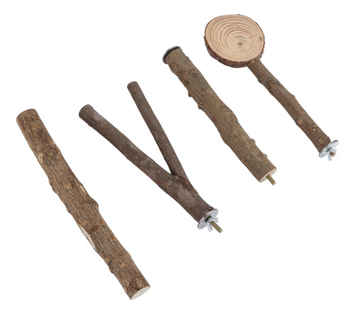 Juego De Palillos Para Juguetes De Pájaros, Soporte De Mader