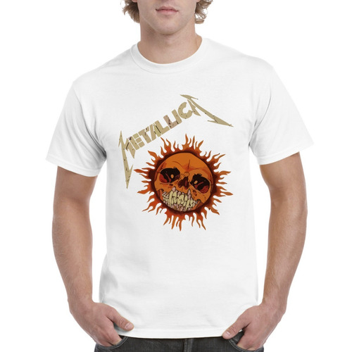 Linda Camiseta Nuevo Modelo Rock Metallica Heavy Metal