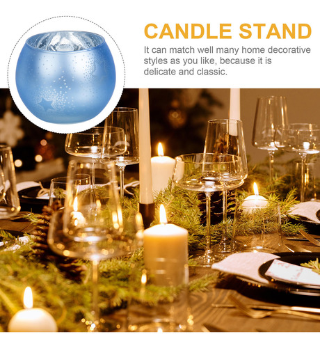 Candelabro Decorativo Vintage Para Mesa De Comedor, Color Gl