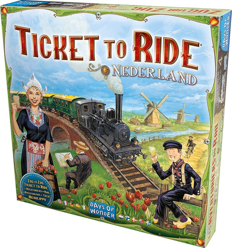 Ticket To Ride Nederland Juego De Mesa Expansion | Juego De