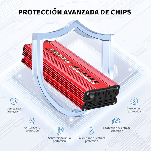 Inversor De 7000w 12v A 110v Para Una Amplia Gama De Usos.