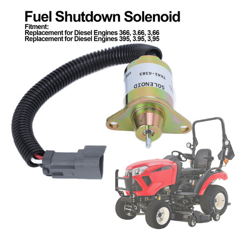 W Solenoide De Parada De Combustible Para Motores Diesel