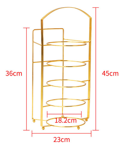 Estante Para Mostrador De Cocina, Estante De Oro