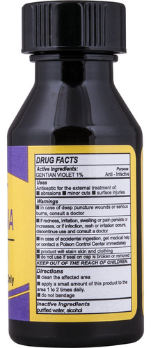 Tintura De Violeta Sanar Naturals Violeta De Genciana 30ml 1