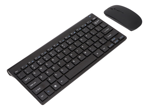 Conjunto De Teclado E Mouse Sem Fio Preto Preto Combos De 10