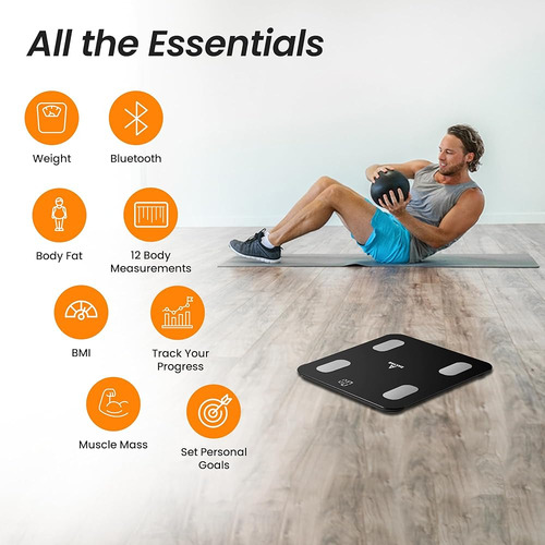 Báscula Zaktab Digital Con Sensor Bia Y Pantalla Led 400 Lbs