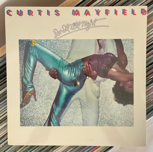 Curtis Mayfield Vinilo Do It All Night Año 1978 1ra Edicion 