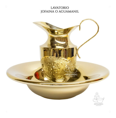 Imagen 1 de 6 de Lavatorio Liturgico Jofaina Aguamanil A853 Iglesia