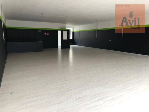 Salão Para Alugar, 313 M² Por R$ 8.800,00/mês - Jardim Etelvina - São Paulo/sp - Sl0084