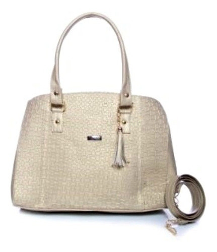 Bolso Valeria Color Oro Grande Premium