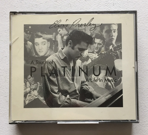 Cd Elvis Presley: Touch Of Platin Vol.1 ( Usado ) 2 Discos (Usado)