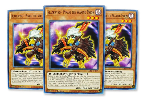 Yugi-oh! Blackwing Pinaki The Waxing Moon Lds2-en039 Comun