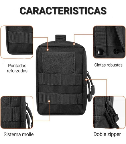Bolso Tactico Auxiliar Multiuso Compacto